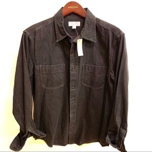 J Crew Men’s Black Denim Shirt Jacket — NWT Medium